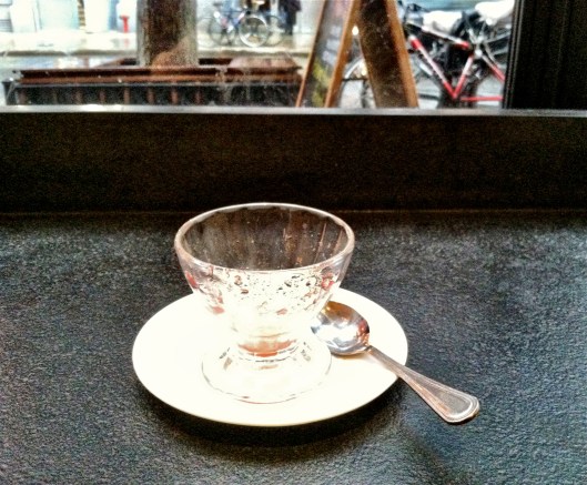 Empty, like my soul without cake.